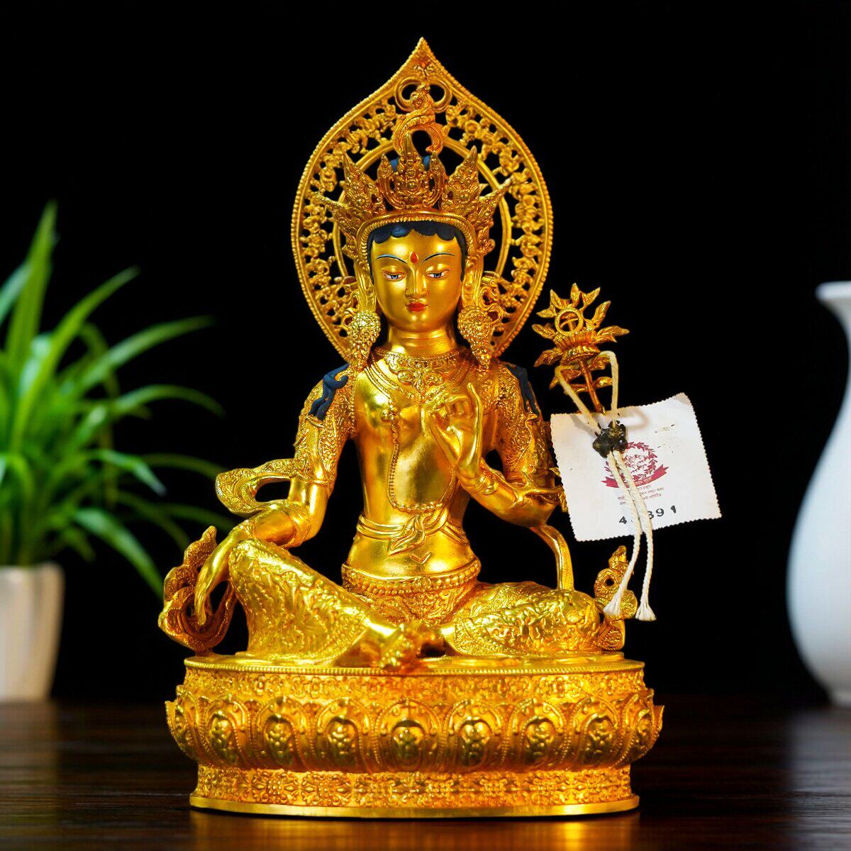 藏式纯铜八大菩萨普贤菩萨佛像虚空藏文殊观音地藏金刚手弥勒佛像