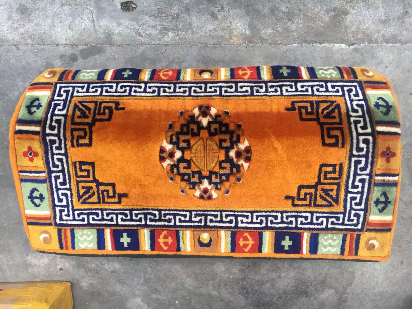 藏式羊毛沙发靠垫扶手床垫靠枕腰枕舒适睡眠腰垫加厚垫子单个价格