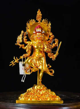 秽迹金刚藏式家用供奉摆件铜像