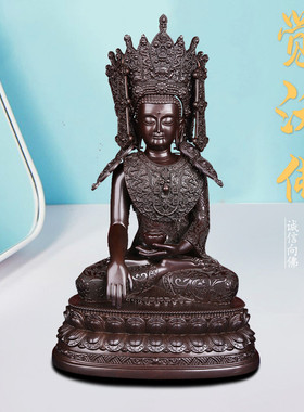 藏传觉沃佛佛像供佛摆件