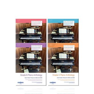 英皇考级 钢琴补充曲目 ABRSM考纲曲目 5678级作品选 2025-2026大纲和自选曲目 彼得斯原版考试用书 PIANO ANTHOLOGY