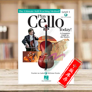 一级 various 乐谱书 今天演奏大提琴 Cello Guide the Complete 海伦德原版 Today HL00151353 Basics Play 基础自学教材