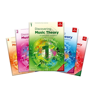 英皇考级 2020年版发现音乐理论答案 钢琴 全套共一至五卷 英文正版 ABRSM原版乐谱书 Discovering Music Theory The Answer