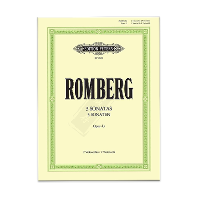 隆伯格二重奏奏鸣曲op43大提琴