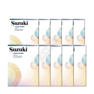 铃木小提琴教程 国际版 钢琴伴奏谱 不含小提琴谱 全套共一至十卷 原版乐谱书 Suzuki Violin School Piano Accompaniment Book