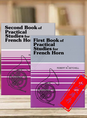 实用练习曲 圆号 全套共两册 Alfred原版进口乐谱书 Practical Studies for French Horn 00-EL01748/00-EL01749