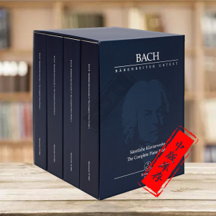 Complete TP2002 非演奏用谱 Works Solo Piano Bach 乐谱书 骑熊士原版 研习小总谱 巴赫钢琴独奏作品全集