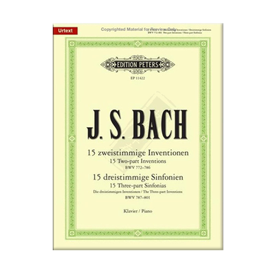 巴赫二三部创意曲BWV772-801钢琴