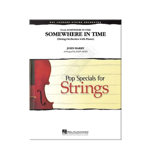 巴瑞时光倒流七十年 弦乐交响乐和钢琴 总分谱 海伦德原版乐谱书 Barry Somewhere in Time HL04626336