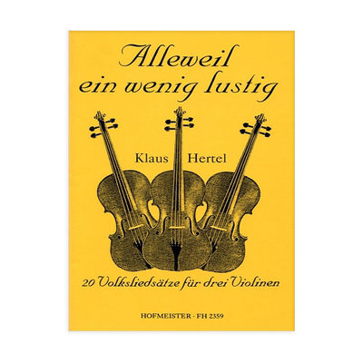 赫特尔民间舞曲20首三把小提琴