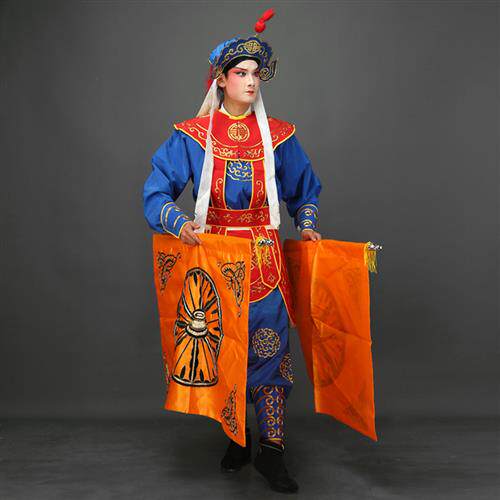 平丽缘戏装戏曲车旗京剧戏剧舞台道具旗帜轿旗撵旗车轮旗