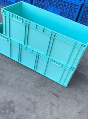 森腾绿色周转箱超长水池加长箱黑色养殖水槽养鱼养龟长条形过滤箱