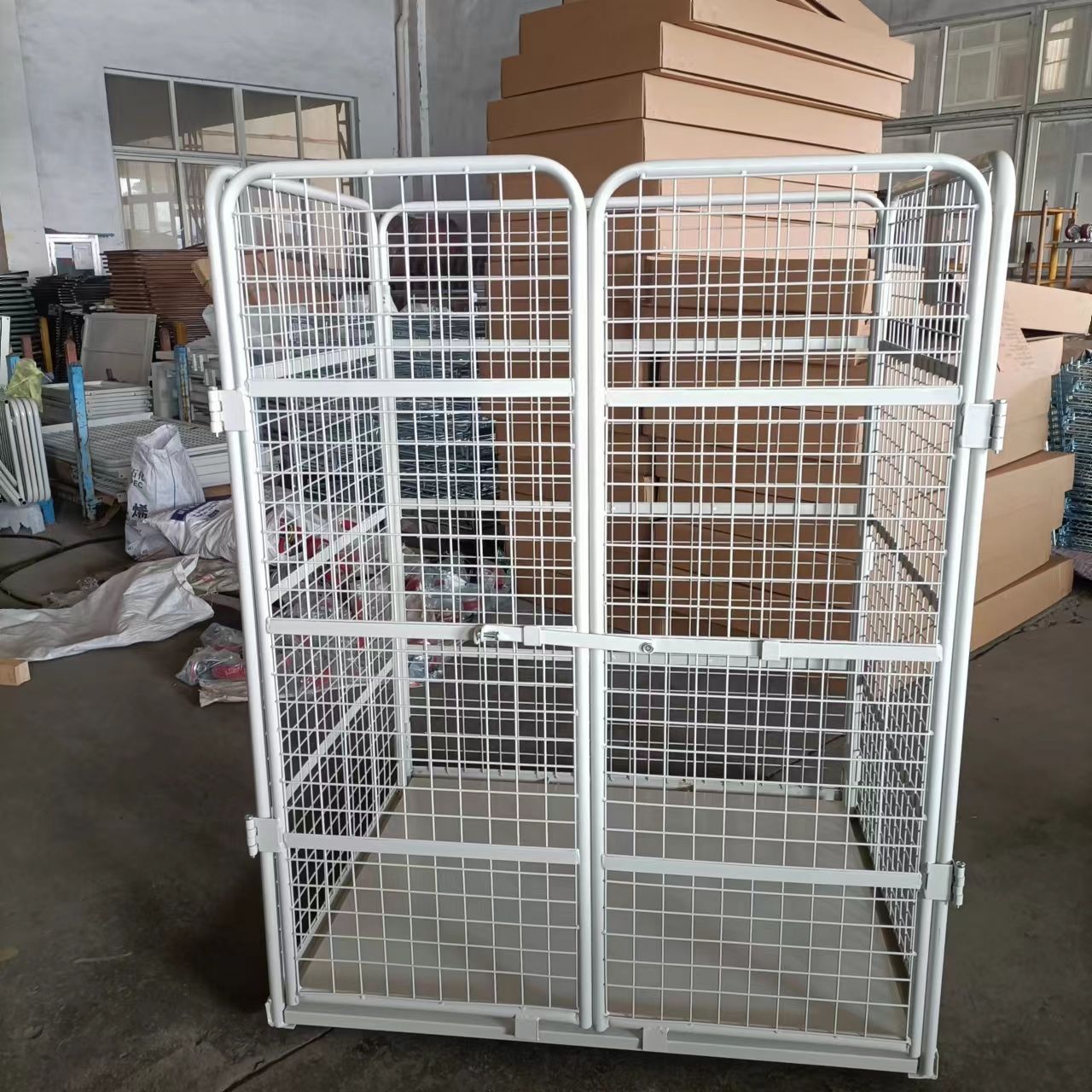 移动物流台车折叠仓储笼