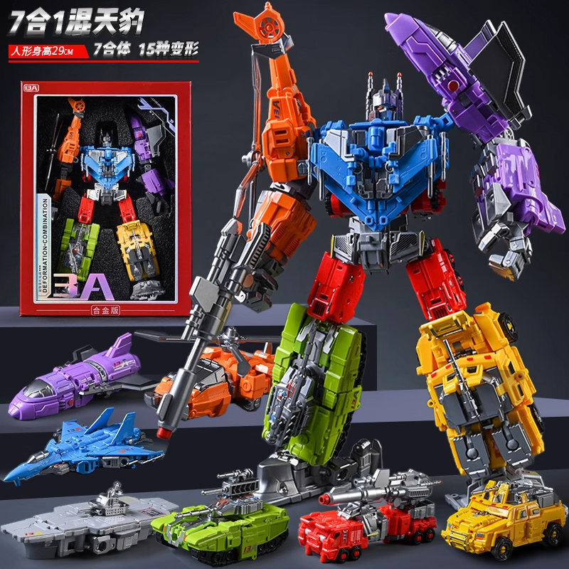 儿童变形玩具男孩机器人金刚合金正版合体大力神汽车手办模型礼物,玩具/童车/益智/积木/模型,儿童机器人/变形玩具,淘宝优惠券,粉丝福利购,淘宝优惠卷