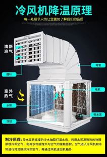 工业畜牧养殖冷风机工厂房制冷水空调猪场鸡舍降温冷风机