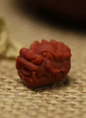 自然风龙首十二生肖挂坠南红玛瑙