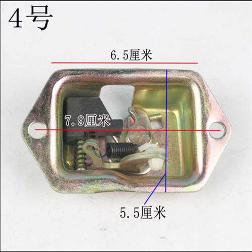 新能源电动汽车后门锁电动四轮车后备箱锁块锁体电动汽车后门锁扣
