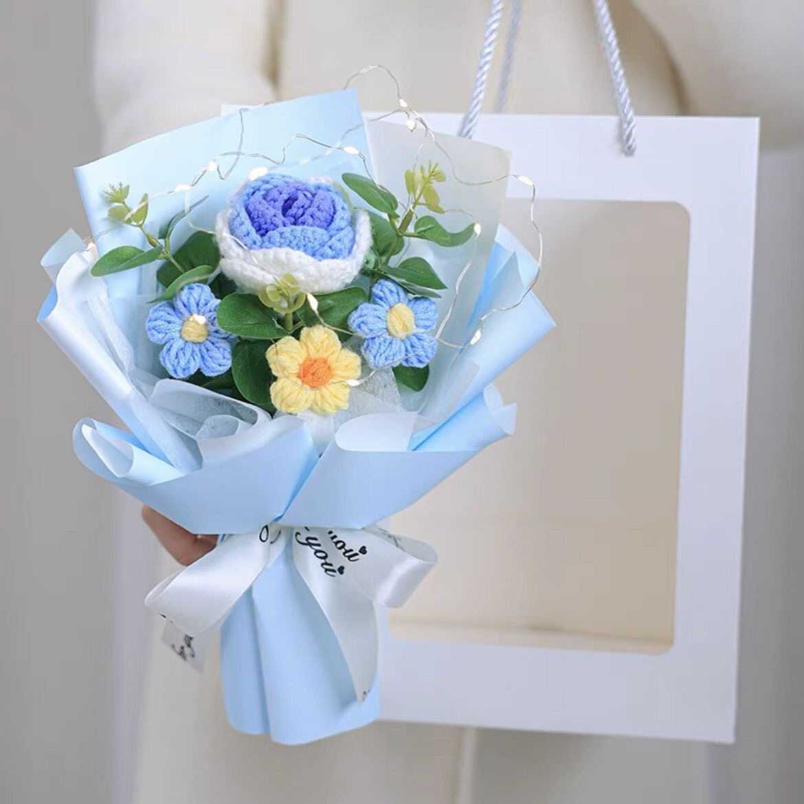 教师节花束编织花礼品七夕节