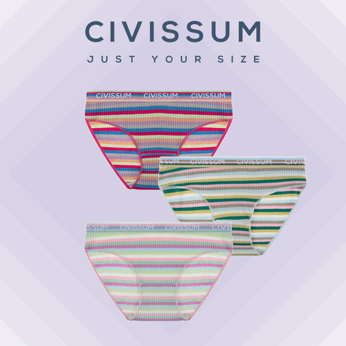 纯棉内裤经典经典复古条纹纯棉