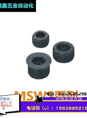内六角通孔螺塞 喉塞MSWA10/12/14/16/18/20/22/24/25/26替米锶米