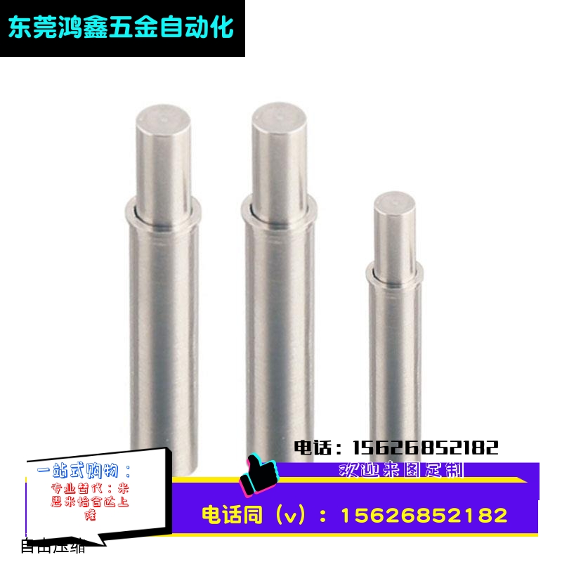 ZAS11不锈钢重载型小径弹簧柱塞MPFH1.5/2/3/4/5-1.5/3/4/6/8/9/1