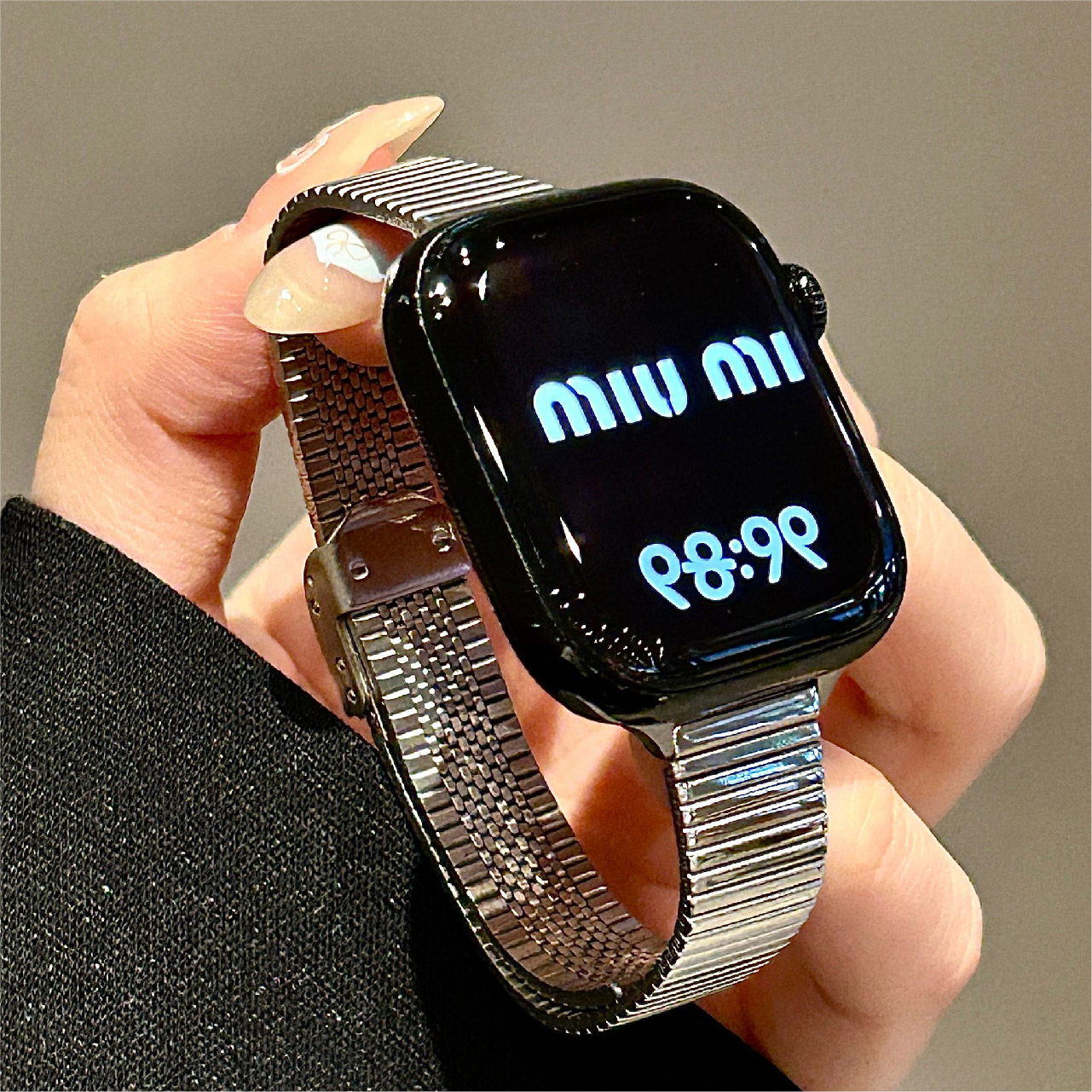 适用华为fit4pro手表表带watchfit3渐变米兰金属磁吸夏天女款表链