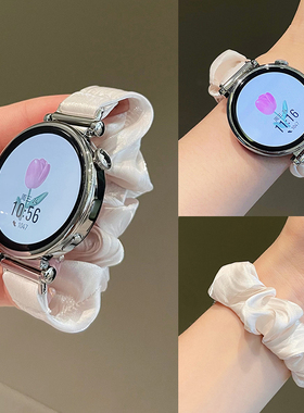 新款雪纺冰丝发圈gt5表带适用于华为gt4gt3Watch4pro高级感夏天女