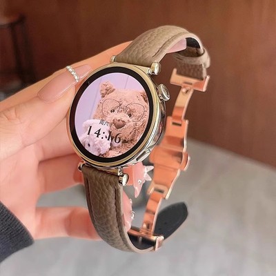 高品质watchgt5真皮手表带