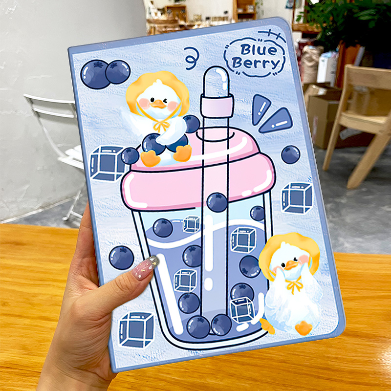 ipadmini6保护套苹果卡通油画