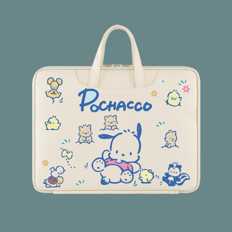 华为MateBookXPro笔记本电脑包14.2英寸适用D16手提行李拉杆式内胆包14可爱卡通少女ins风大容量毛绒全包防水