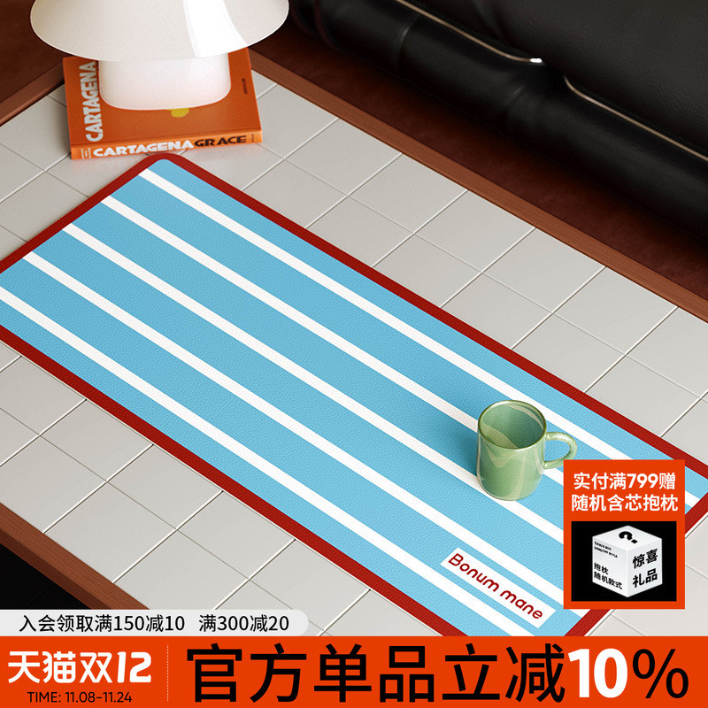 新款大号鼠标垫皮革键盘垫书桌垫