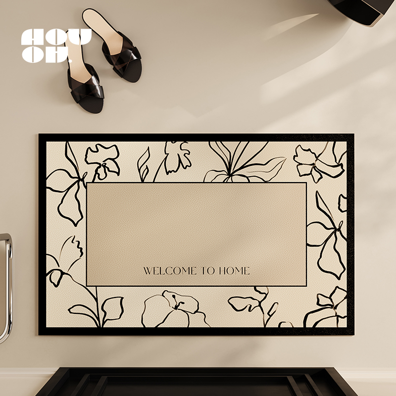 黑花地垫HOUOH除尘耐磨