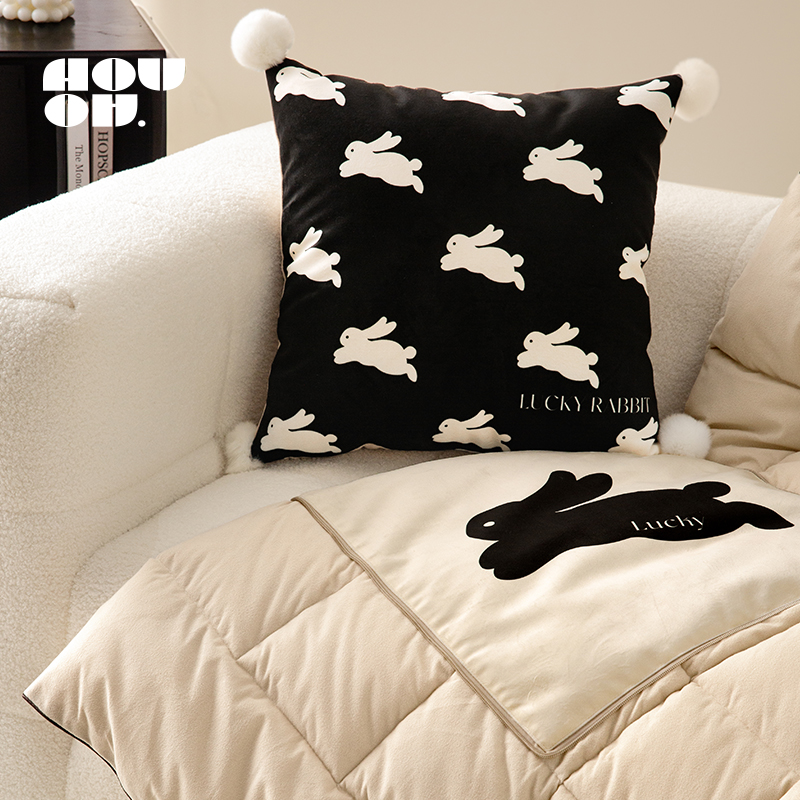 轻奢午睡毯HOUOH抱枕被