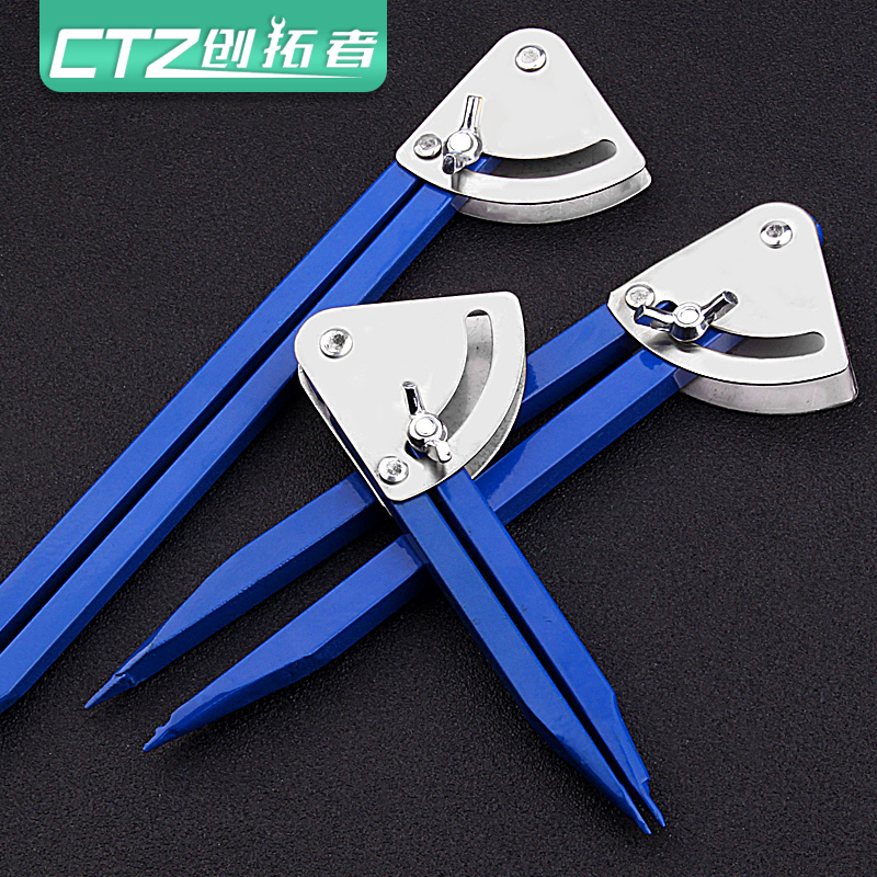 木工圆规铁划规工业金属木工划线