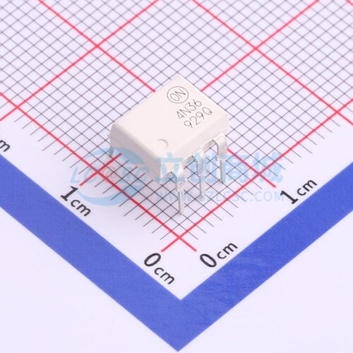 晶体管输出光耦 4N36M PDIP-6 onsemi(安森美) 电子元件原装正品