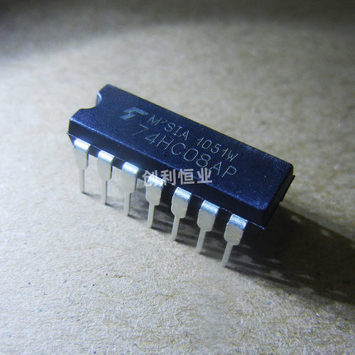 全新进口原装 74HC08AP TC74HC08AP 四2输入与门芯片 DIP-14直插