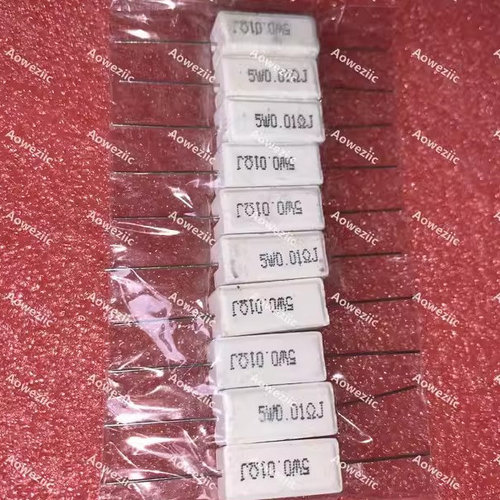 RGC 5WR01J 5W 0.01R 10mR 5% 水泥线绕电阻 立式分频陶瓷电阻