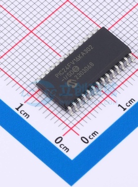 单片机(MCU/MPU/SOC) PIC24FV16KA302-I/SO SOIC-28 MICROCHIP(美