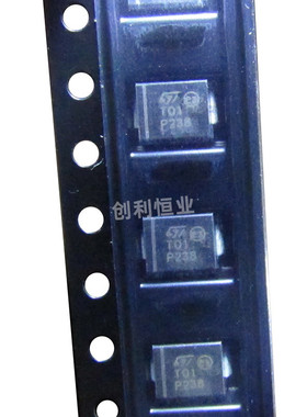 贴片快恢复二极管STTA106U 丝印T01 STTA112U二极管T03 SMB封装