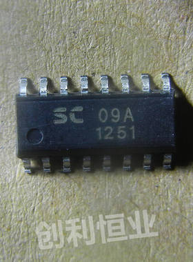 全新原装 SC09A SC09 超强抗干扰触摸 SOP16 9键9通道触摸IC