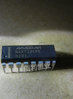 全新原装正品 MAX712CPE 直插DIP-16 充电电池管理芯片