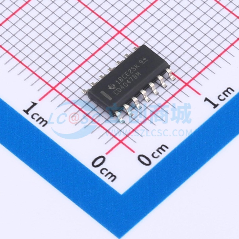 单稳态多谐振荡器 CD4047BM SOIC-14 TI/德州 电子元器件原装正品