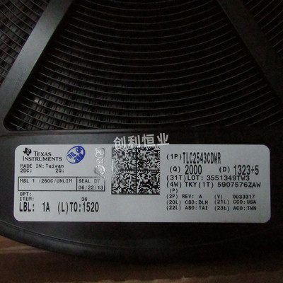 全新TLC2543IDWR TLC2543CDWR SOP20模拟数字转换器芯片 原装现货
