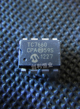 ICL7660CPA 7660SCPA TC7660CPA 电压转换器IC 进口8直插针脚