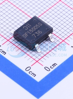 整流桥 DF15005S-T DF-S DIODES(美台) 电子元器件配单原装正品
