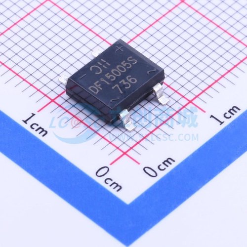 整流桥 DF15005S-T DF-S DIODES(美台) 电子元器件配单原装正品