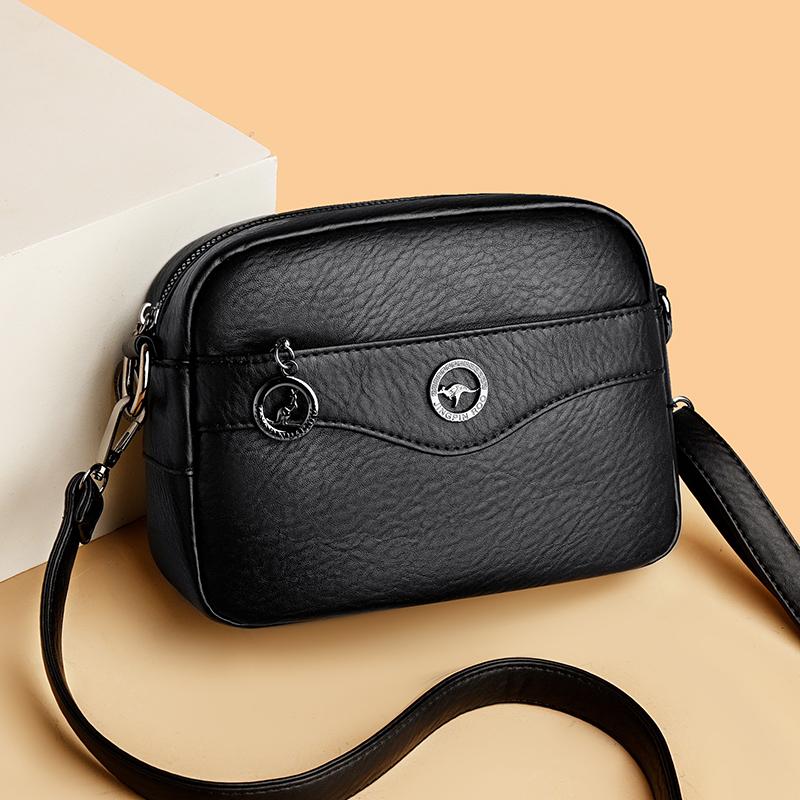 真皮中年妈妈小包软皮时尚