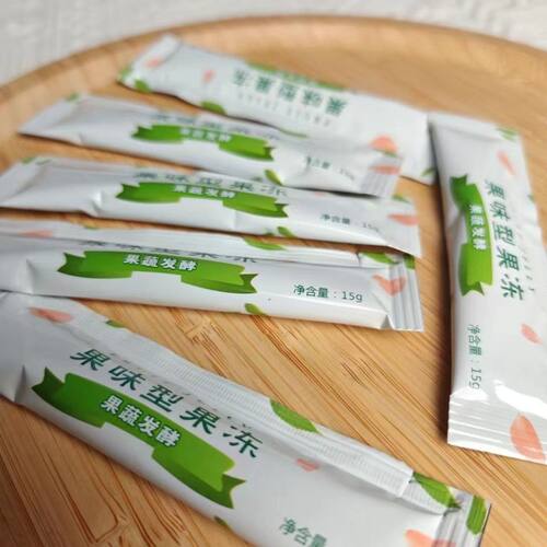 益生元酵素果冻正品水蜜桃味孝素果冻益生菌酵母果冻粉梅