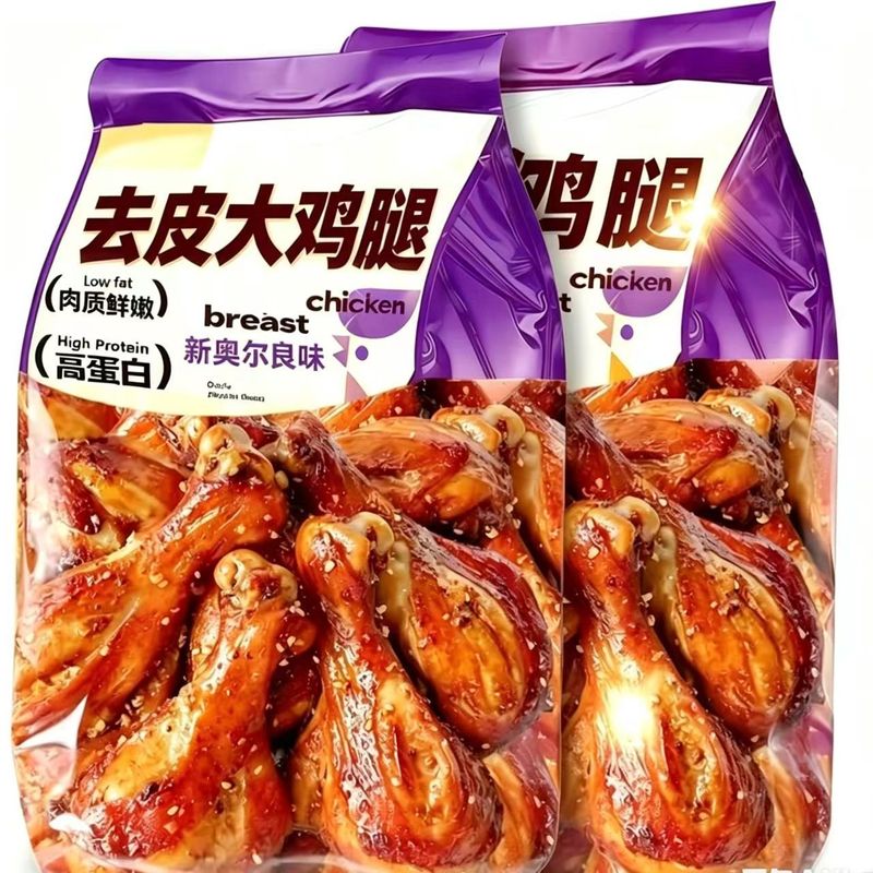 去皮鸡腿肉即食高蛋白解馋健身代餐零食礼包真空