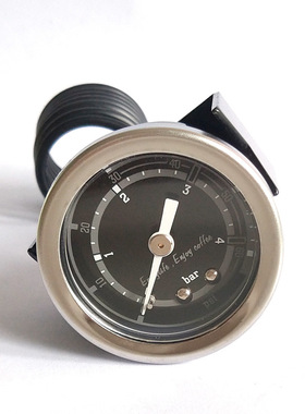 TM-044002铁壳支架压力表4公斤表盘40mm咖啡机奶泡机用